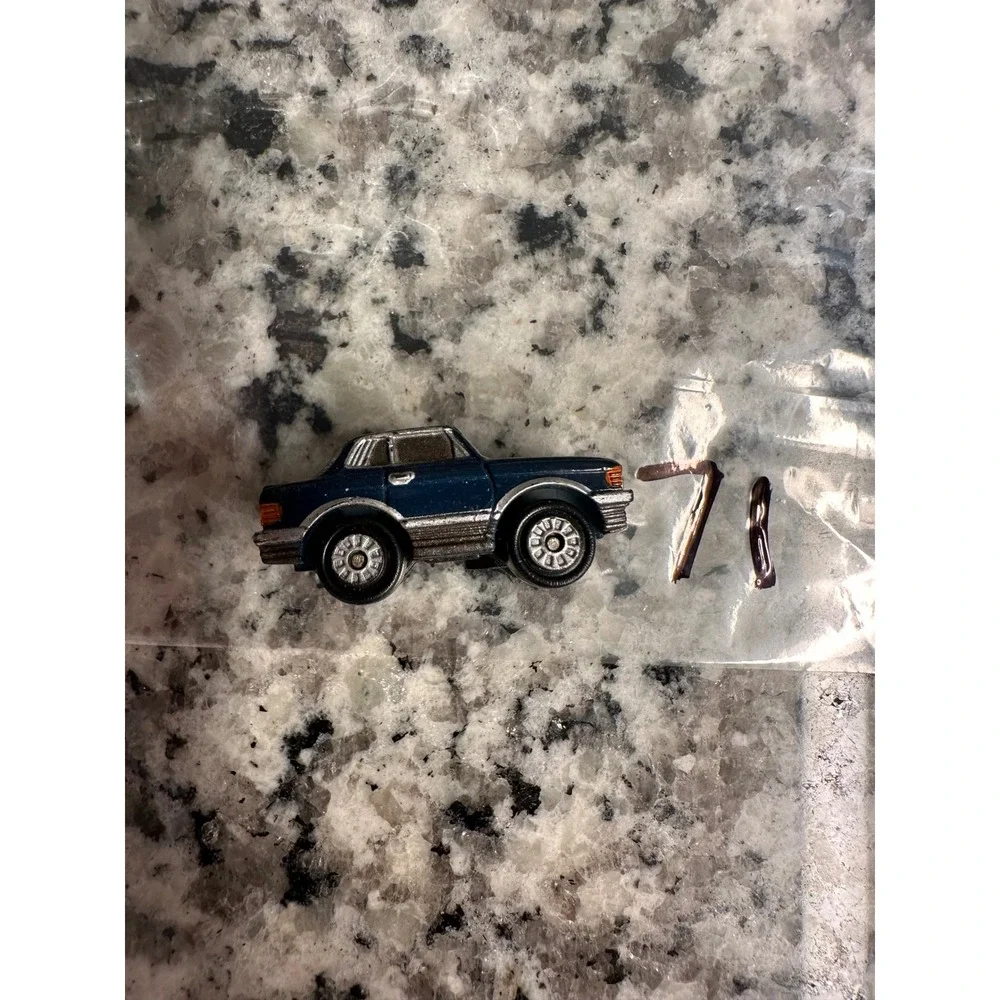 Vintage Micro Machines Mercedes Benz 450SLC Dark‎ Blue 1986 Galoob